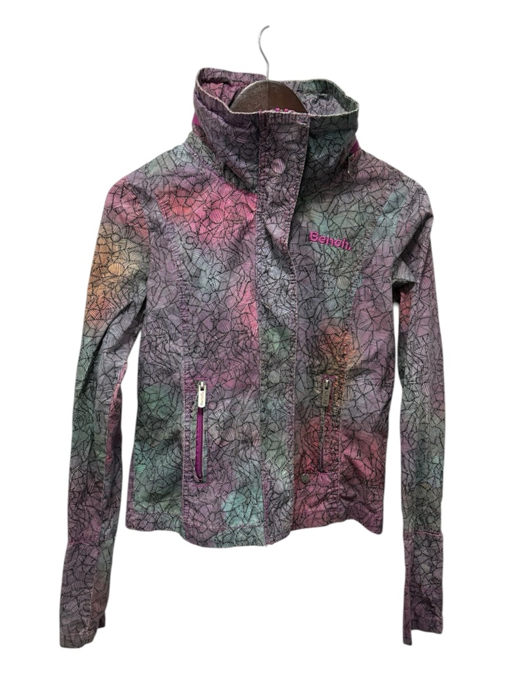 Bench Women's Multicolor Patterned Spring Jacket - Picture 2 of 5
